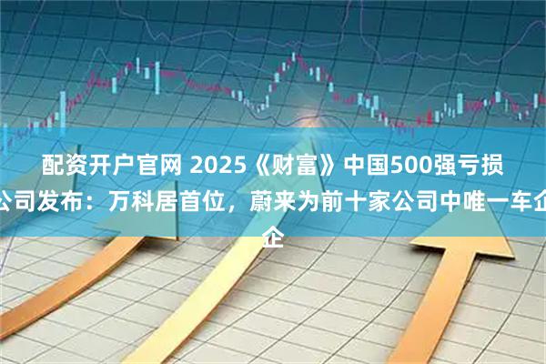 配资开户官网 2025《财富》中国500强亏损公司发布：万科居首位，蔚来为前十家公司中唯一车企